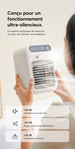 Mini Climatiseur Portable USB & Humidificateur d'Air Silencieux